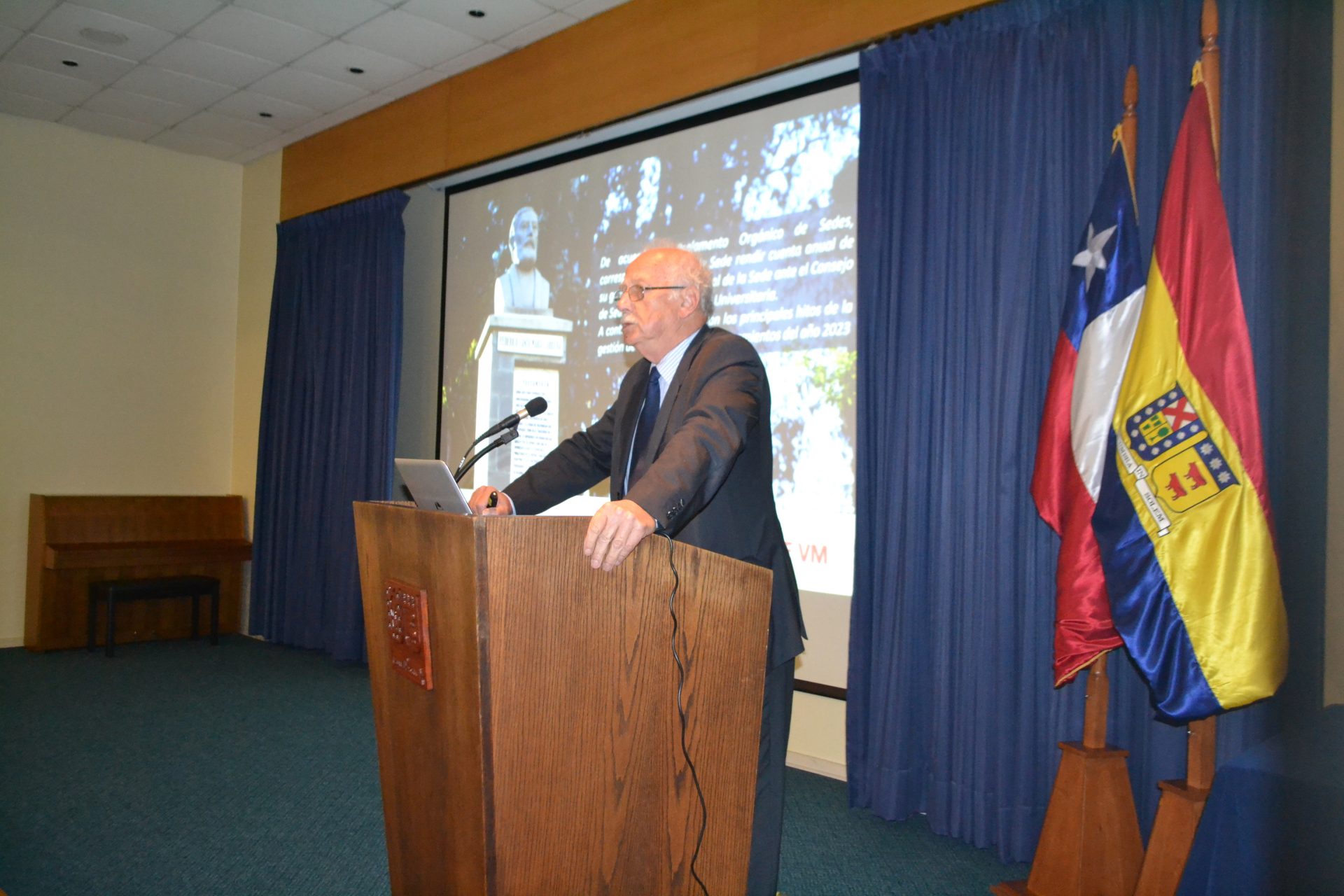 Director Bruno Dondero da cuenta de su gestión en Sede Viña del Mar -  Universidad Técnica Federico Santa María